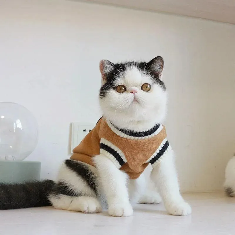 Tailored Tabby Cat Sweater