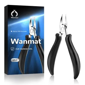 Toe Nail Clipper for Ingrown or Thick Toenails,Toenails Trimmer and Professional Podiatrist Toenail Nipper for Seniors with Surgical Stainless Steel Surper Sharp Blades Lighter Soft Handle