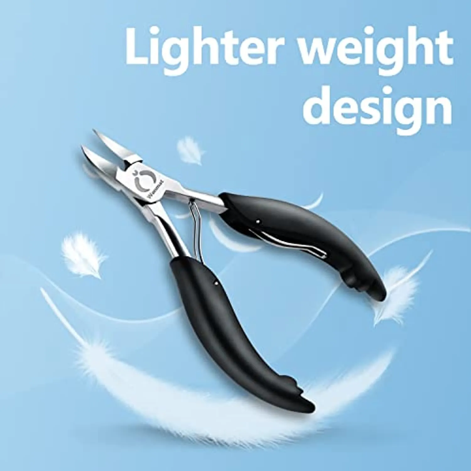 Toe Nail Clipper for Ingrown or Thick Toenails,Toenails Trimmer and Professional Podiatrist Toenail Nipper for Seniors with Surgical Stainless Steel Surper Sharp Blades Lighter Soft Handle