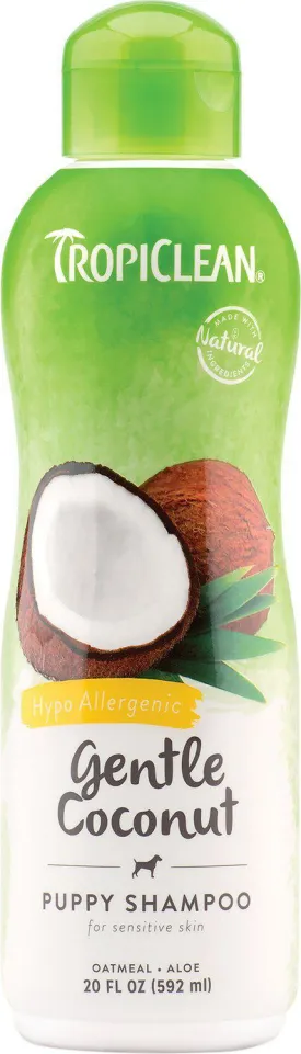 TropiClean Gentle Coconut Shampoo Puppy & Kitten Hypoallergenic for Dogs and Cats