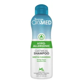 Tropiclean Oxy-Med Hypoallergenic Shampoo for Dogs and Cats 592ml