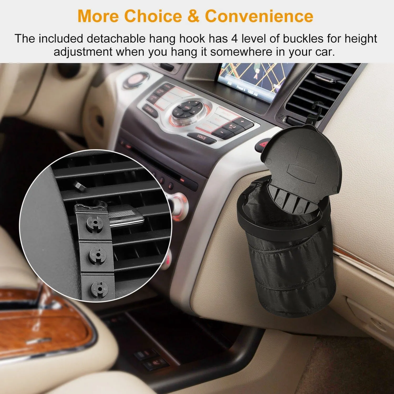 Universal Portable Car Trash Can