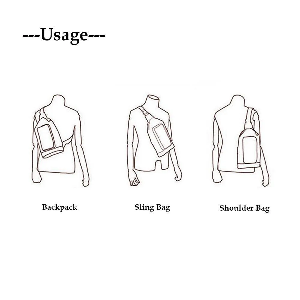 Vintage Mens Sling Leather Backpacks