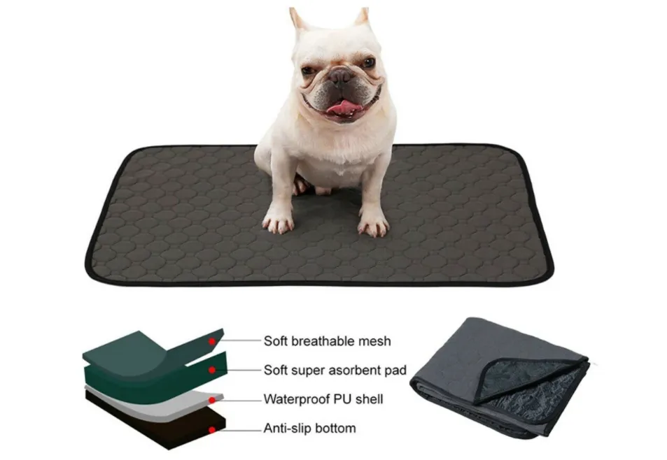 Washable Pet Dog Pee Pad Reusable Cat Puppy Training Pad Absorbent Mat