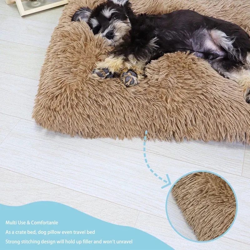 Washable Plush Dog Bed for Ultimate Comfort