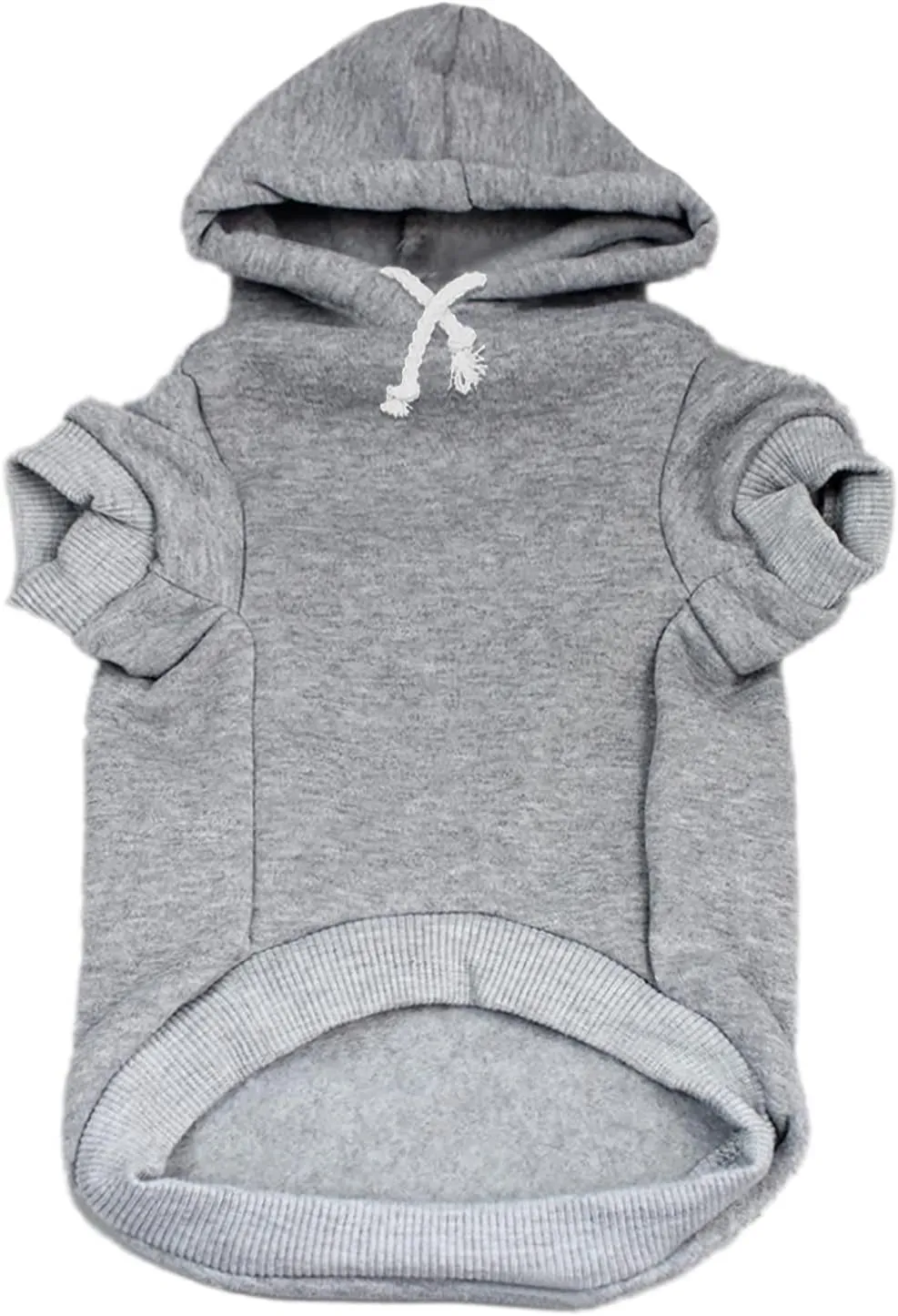 We Do Too Wedding Engagement Announcement Dog Hoodie Fleece Lined Pullover Sweatshirt with Leash Hole (Grey, 4X-Large 81)