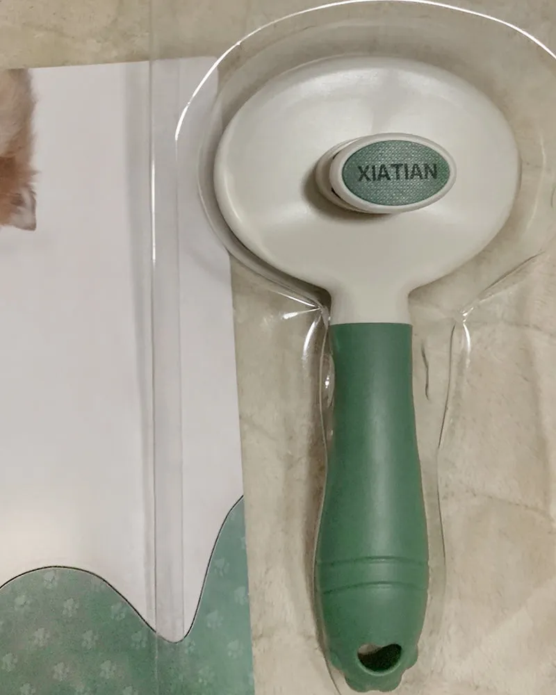 XIATIAN Brushes for pets ，Grooming Tools Natural  Brush for Matted Short and Long Haired Dogs Cats Gentle Easy Grooming